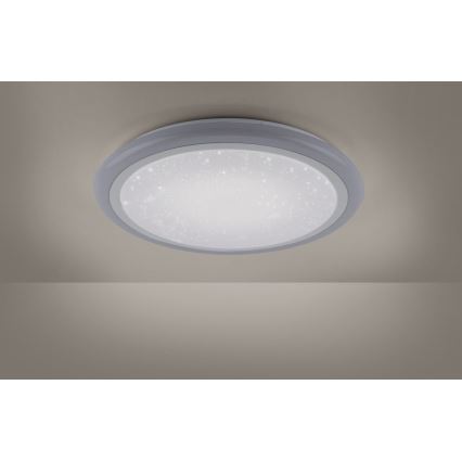 Leuchten Direkt 15230-16 - Iluminação de teto LED RGB com regulação LUISA LED/42W/230V 3000-6400K + controlo remoto