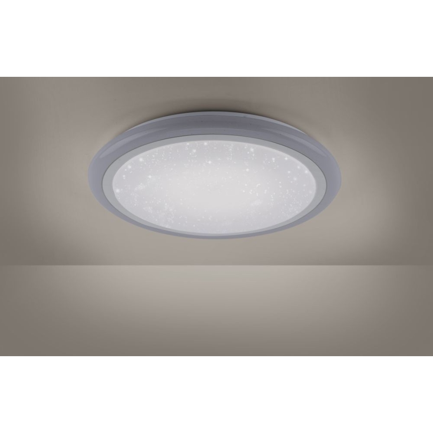Leuchten Direkt 15230-16 - Iluminação de teto LED RGB com regulação LUISA LED/42W/230V 3000-6400K + controlo remoto