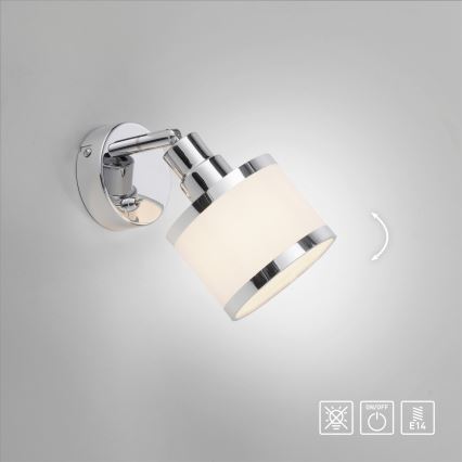 Leuchten Direkt 15371-17 - Foco de parede ACCOR 1xE14/25W/230V