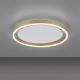 Leuchten Direkt 15391-60 - Iluminação de teto LED com regulação RITUS LED/20W/230V latão