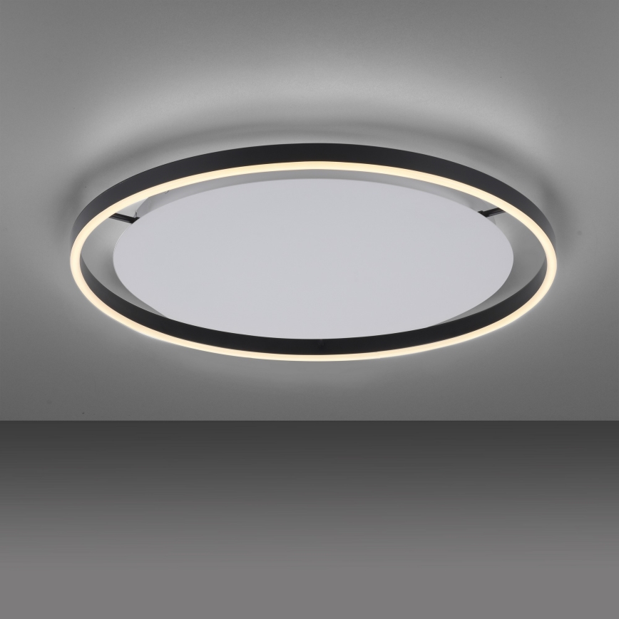 Leuchten Direkt 15392-13 - Iluminação de teto LED com regulação RITUS LED/30W/230V preta