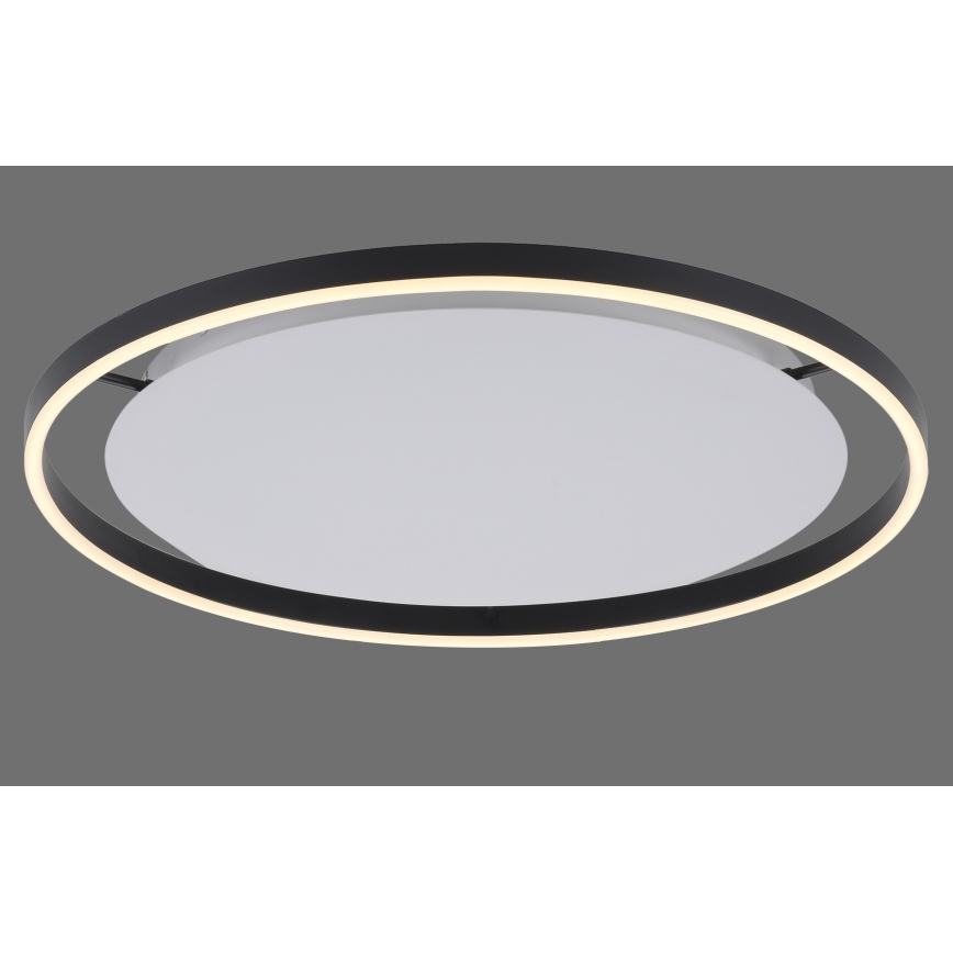 Leuchten Direkt 15392-13 - Luminária de teto LED dimerizável RITUS LED/28W/230V preta