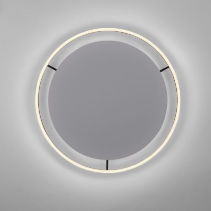 Leuchten Direkt 15392-13 - Luminária de teto LED dimerizável RITUS LED/28W/230V preta