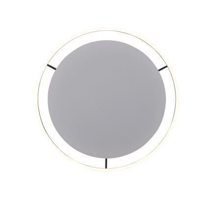 Leuchten Direkt 15392-13 - Luminária de teto LED dimerizável RITUS LED/28W/230V preta