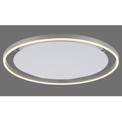 Leuchten Direkt 15392-95 - Iluminação de teto LED com regulação RITUS LED/30W/230V cromado mate