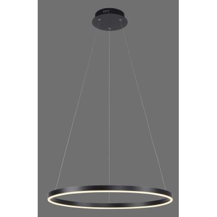 Leuchten Direkt 15394-13-Candelabro suspenso LED com regulação RITUS LED/30W/230V preto