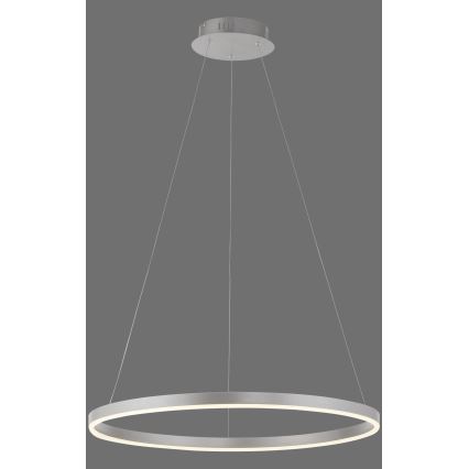 Leuchten Direkt 15394-95 - Candeeiro suspenso LED com regulação RITUS LED/30W/230V cromado mate