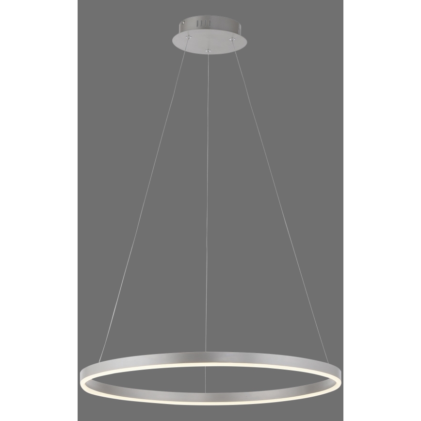 Leuchten Direkt 15394-95 - Candeeiro suspenso LED com regulação RITUS LED/30W/230V cromado mate