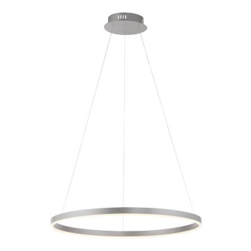 Leuchten Direkt 15394-95 - Candeeiro suspenso LED com regulação RITUS LED/30W/230V cromado mate