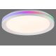 Leuchten Direkt 15544-16 - Iluminação de teto LED RGB com regulação RIBBON LED/15W/230V + controlo remoto