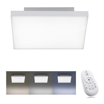 Leuchten Direkt 15550-16 - Luz de teto fosca LED CANVAS LED/17W/230V + controlo remoto