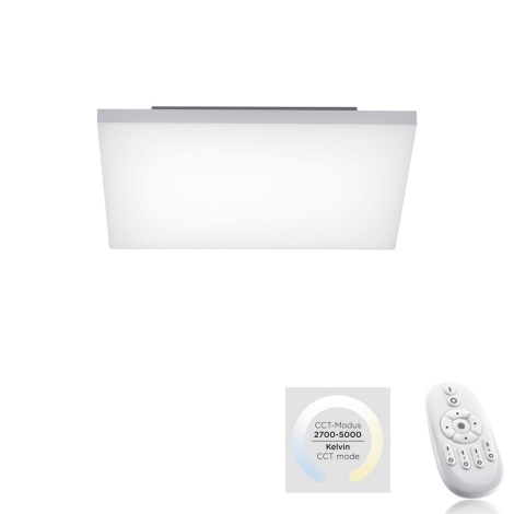 Leuchten Direkt 15551-16 - Luz de teto fosca LED CANVAS LED/24W/230V + controlo remoto