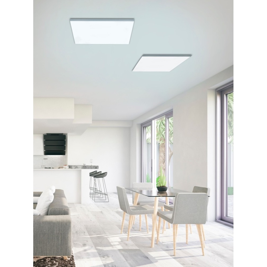 Leuchten Direkt 15552-16- Iluminação de teto LED com regulação CANVAS LED/40W/230V+ controlo remoto
