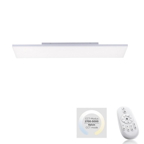 Leuchten Direkt 15553-16 - Luz de teto fosca LED CANVAS LED/20W/230V + controlo remoto