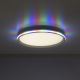 Leuchten Direkt 15555-16 - Iluminação de teto LED RGBW com regulação GALACTICA LED/28W/230V 2700-5000K + controlo remoto