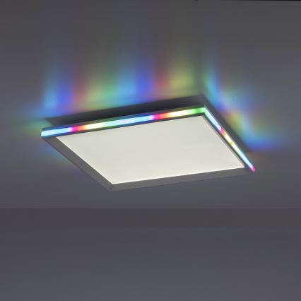 Leuchten Direkt 15556-16 - Iluminação de teto LED RGB com regulação GALACTICA LED/32W/230V + controlo remoto