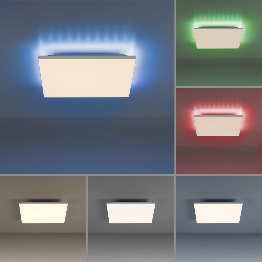 Leuchten Direkt 15561-16 - Iluminação de teto LED RGB com regulação CONRAD LED/27W/230V + controlo remoto