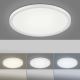 Leuchten Direkt 15571-16 - Iluminação de teto LED com regulação FLAT LED/23,5W/230V 2700-5000K + controlo remoto