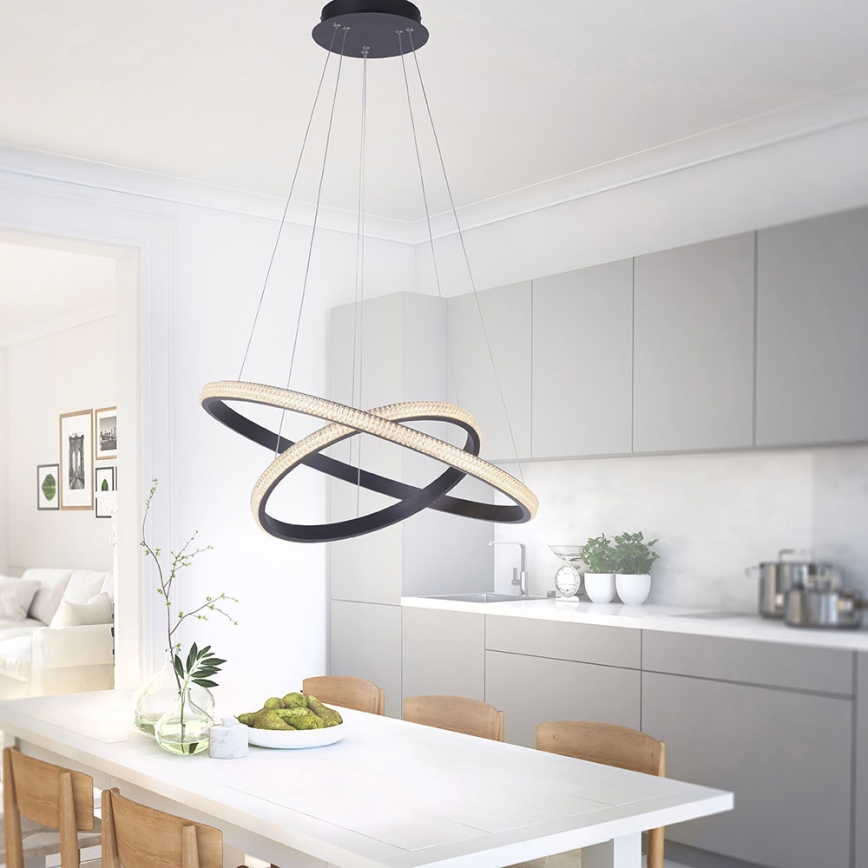 Leuchten Direkt 15610-18 - Candelabro suspenso LED com regulação MUSA LED/36W/230V