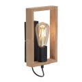 Leuchten Direkt 15654-18 - Iluminação de parede FRANKY 1xE27/60W/230V acácia