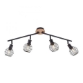 Leuchten Direkt 15924-79 - Foco EUGEN 4xE14/40W/230V carvalho