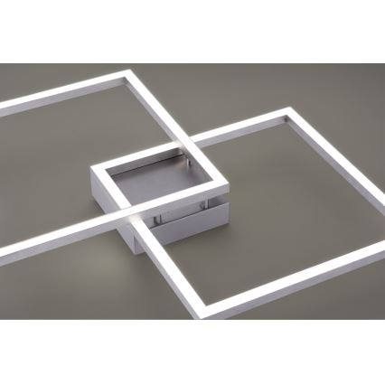 Leuchten Direkt 16429-55 - Luz de teto de inundação RGB LED LOLA 2xLED/12,5W/230V Tuya + controlo remoto