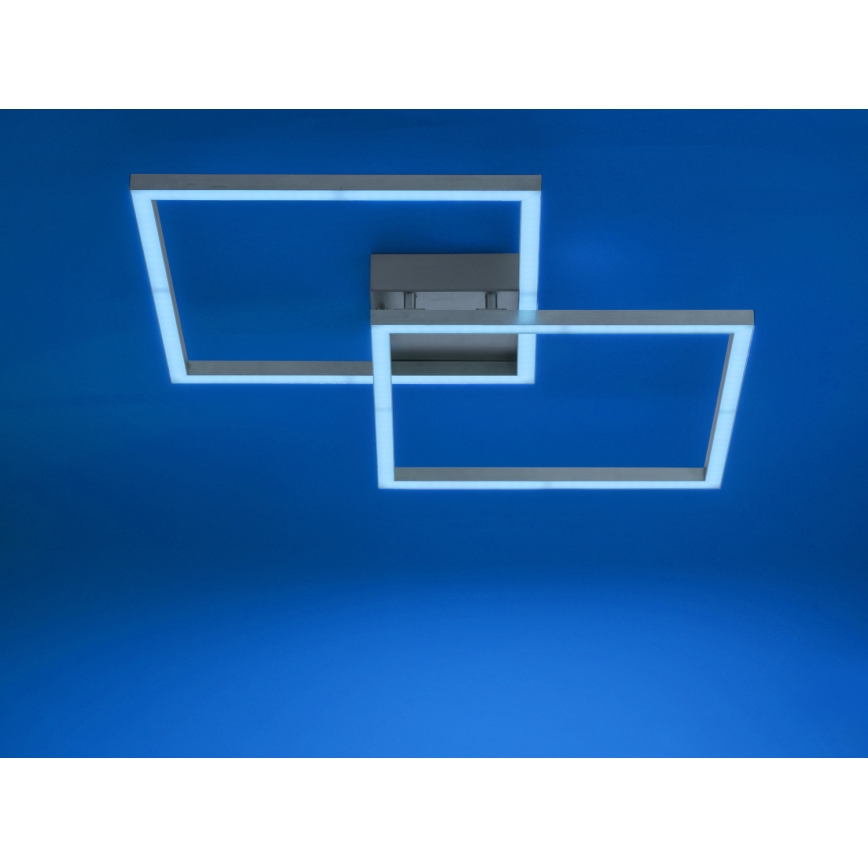 Leuchten Direkt 16429-55 - Luz de teto de inundação RGB LED LOLA 2xLED/12,5W/230V Tuya + controlo remoto