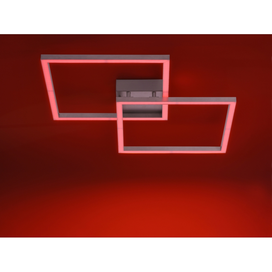 Leuchten Direkt 16429-55 - Luz de teto de inundação RGB LED LOLA 2xLED/12,5W/230V Tuya + controlo remoto