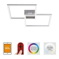 Leuchten Direkt 16429-55 - Luz de teto de inundação RGB LED LOLA 2xLED/12,5W/230V Tuya + controlo remoto