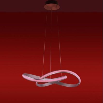 Leuchten Direkt 18432-55 - Lustre LED RGB regulável em cabo MELINDA LED/28W/230V + comando à distância