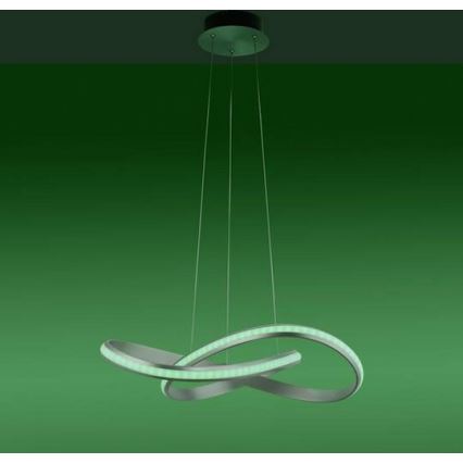 Leuchten Direkt 18432-55 - Lustre LED RGB regulável em cabo MELINDA LED/28W/230V + comando à distância