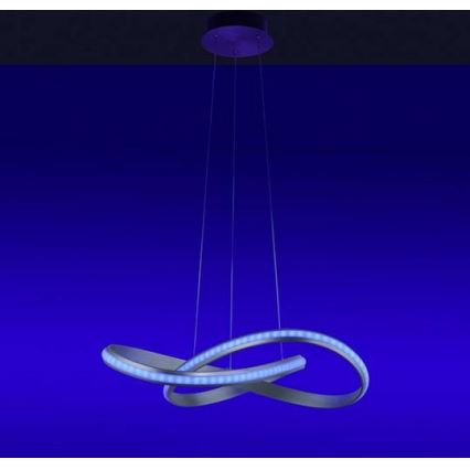 Leuchten Direkt 18432-55 - Lustre LED RGB regulável em cabo MELINDA LED/28W/230V + comando à distância