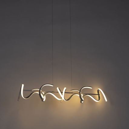 Leuchten Direkt 19033-21 - Lustre LED regulável em cabo CURLS LED/40,8W/230V