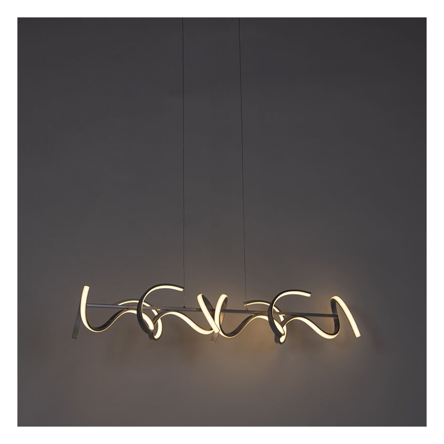 Leuchten Direkt 19033-21 - Lustre LED regulável em cabo CURLS LED/40,8W/230V