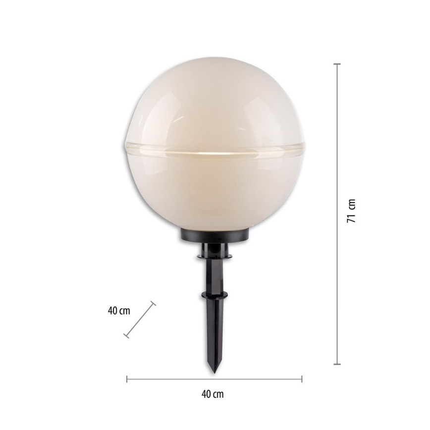 Leuchten Direkt 19324-16-2 - CONJUNTO 2x Candeeiro exterior 1xE27/40W/230V diâmetro 40 cm IP44