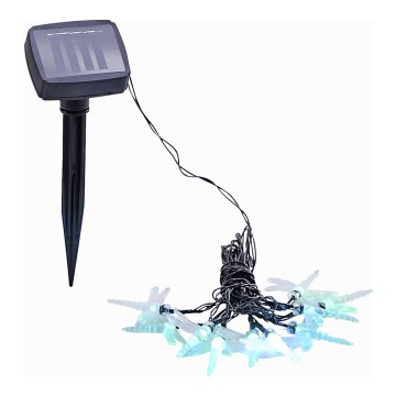 Leuchten Direkt 19936-70 - Fio de luz solar LED SOLAR 10xLED/0,06W/1,2V 600 mAh IP44
