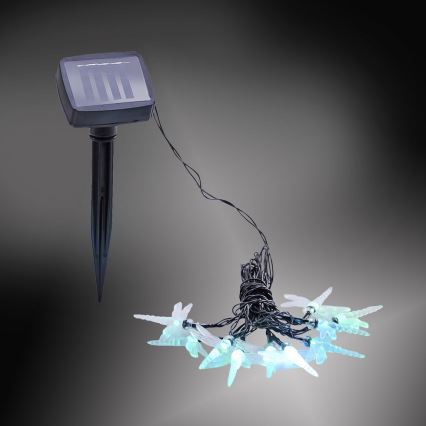 Leuchten Direkt 19936-70 - Fio de luz solar LED SOLAR 10xLED/0,06W/1,2V 600 mAh IP44