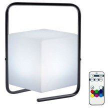 Leuchten Direkt 19970-18 - Candeeiro de mesa exterior LED RGBW KENO LED/0,5W/5V IP44 + controlo remoto