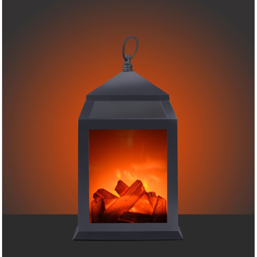 Leuchten Direkt 86220-18 - Lanterna decorativa LED CHIMNEY LED/0,6W/3xAAA