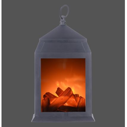 Leuchten Direkt 86220-18 - Lanterna decorativa LED CHIMNEY LED/0,6W/3xAAA