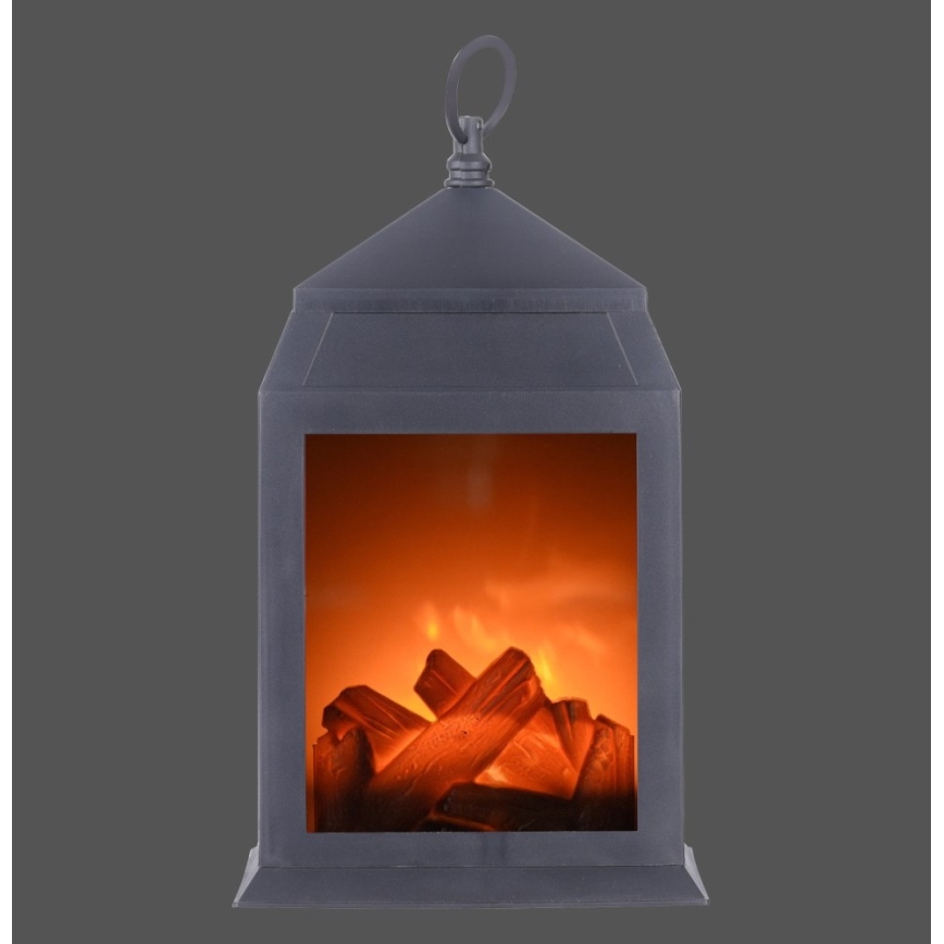 Leuchten Direkt 86220-18 - Lanterna decorativa LED CHIMNEY LED/0,6W/3xAAA