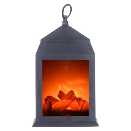 Leuchten Direkt 86220-18 - Lanterna decorativa LED CHIMNEY LED/0,6W/3xAAA