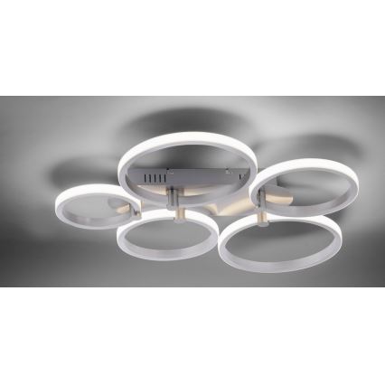 Leuchten Direkt 12112-55 - Candelabro integrado LED JOHANNA 2xLED/11,5W/230V+2xLED/9W+1xLED/7W