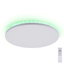 Leuchten Direkt- Iluminação de teto LED RGB com regulação GUSTAV LED/22,1W/230V 2700-5000K + controlo remoto