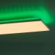 Leuchten Direkt - Iluminação de teto LED RGB com regulação GUSTAV LED/27,3W/230V + LED/1,4W 2700-5000K + controlo remoto