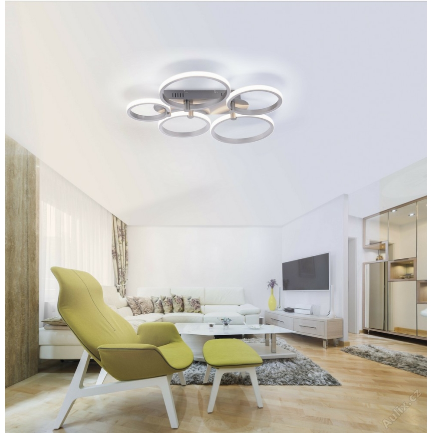 Leuchten Direkt 12112-55 - LED Luminária de teto sobreposta JOHANNA 2xLED/11,5W/230V+2xLED/9W+LED/7W