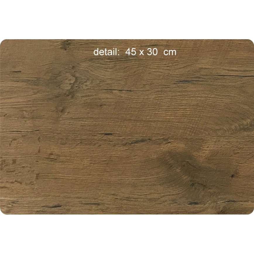 Li-Go 23521/OVL/DUB3 - Decoração de parede LED regulável LED/10W/5V 30000 mAh 130x50 cm carvalho/Cabana nas montanhas