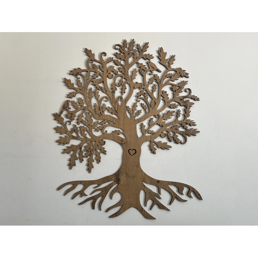 Li-Go 5739/DUB2 - Decoração de parede LED regulável LED/10W/230V 68x80 cm carvalho