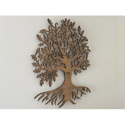 Li-Go 5739/DUB2 - Decoração de parede LED regulável LED/10W/230V 68x80 cm carvalho