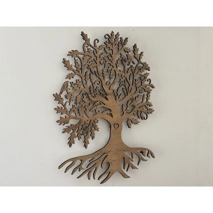 Li-Go 5742/DUB2 - Decoração de parede LED dimerizável LED/10W/230V 90x110 cm carvalho